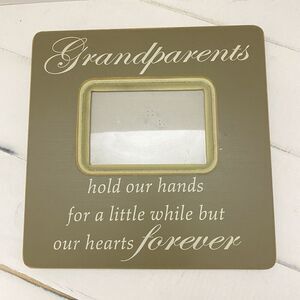 Grandparents Wood Frame Tabletop Photo Frame 4x6 Memories 11" x 11"
